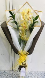 Ramo orquidea amarilla cymbidium